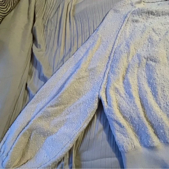 Free People Found My Friend Pullover cream off white long sleeve‎ size small - Picture 11 of 13